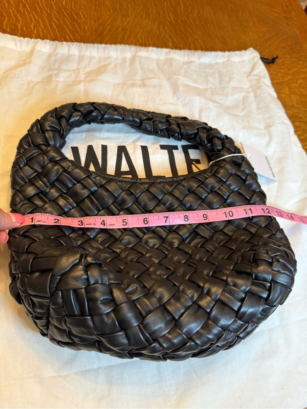 Walter Baker indie Black Braided Leather Hobo bag - Picture 3 of 4